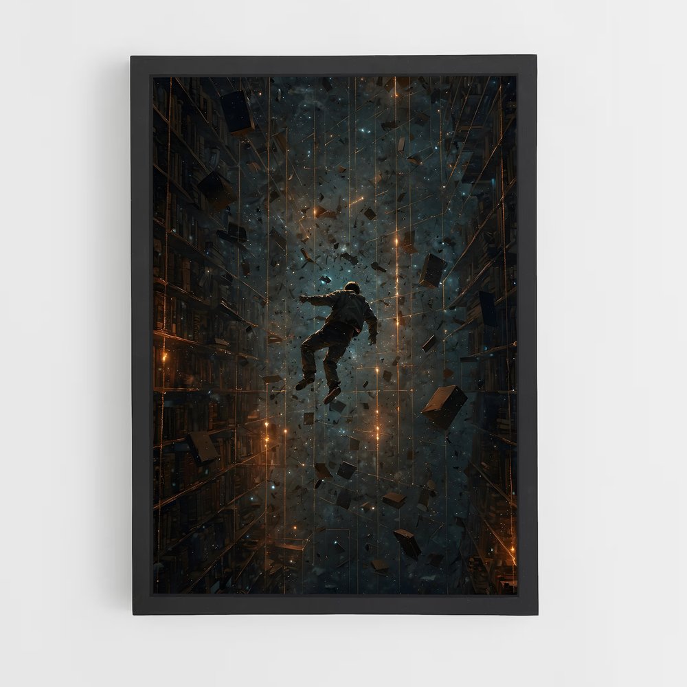 Poster Le Trou Noir – affiche Art spatial (vue 2)